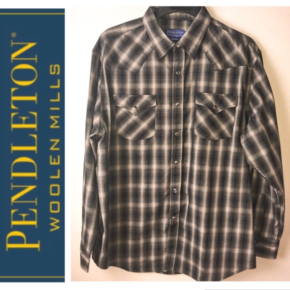 Pendleton Other - Pendleton Men’s Long Sleeve Plaid Pearl Shirt XL